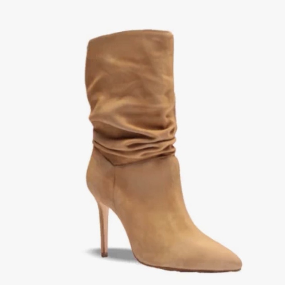 Schutze Suede Brown leather boots 9 NVW Brand new